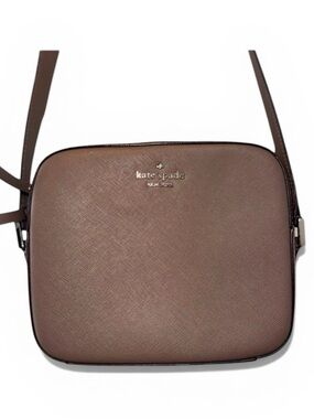 Kate Spade Spring Newbury Crossbody Bag Brown Silver Accents Capsule Wardrobe